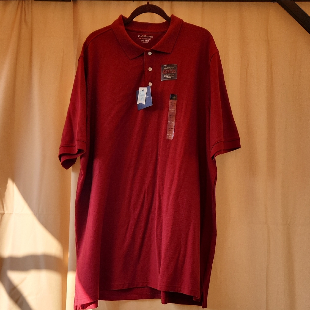 Croft & Barrow Men's Red Polo Shirt